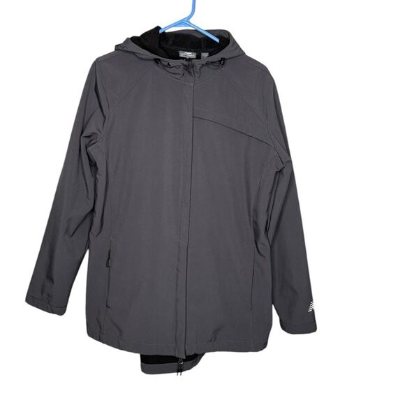 New balance grey cold weather anorak coat size large - Picture 2 of 7
